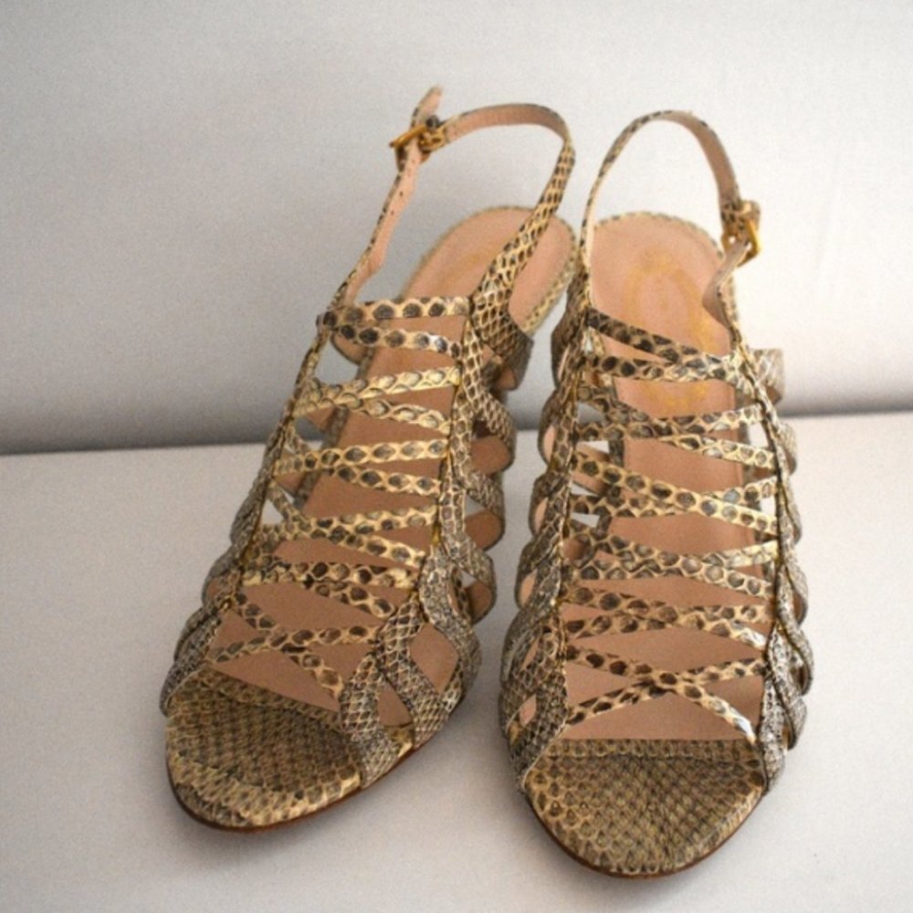 Elie Tahari Snakeskin Heels